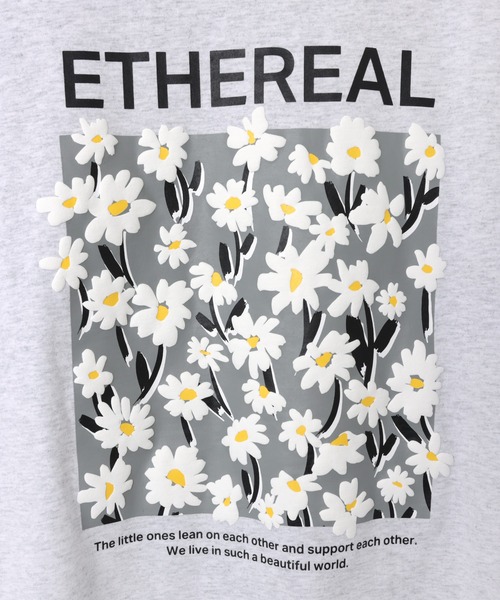 セール】フラワープリント半袖Tシャツ（Tシャツ/カットソー