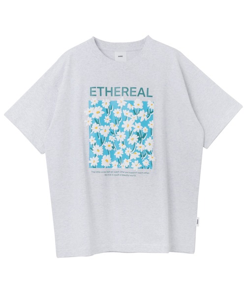 セール】フラワープリント半袖Tシャツ（Tシャツ/カットソー