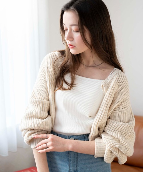 WEGO(ウィゴー)の「WEGO/nachumoreカップインキャミ(キャミソール・レディース・オフホワイト/その他1/その他2/ブルー系その他/ブラック/サックスブルー・SMALL/MEDIUM)」の9枚目の写真