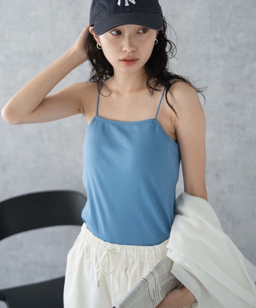 WEGO(ウィゴー)の「WEGO/nachumoreカップインキャミ(キャミソール・レディース・オフホワイト/その他1/その他2/ブルー系その他/ブラック/サックスブルー・SMALL/MEDIUM)」の16枚目の写真