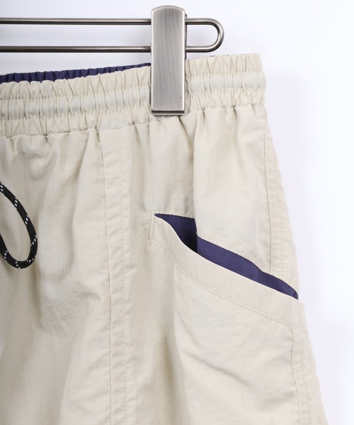 ANPAS(アンパス)の「Nylon Fabric Amphibious Baggy Shorts/水陸両用 ナイロン バギーショーツ バギーパンツ(その他パンツ・メンズ・オリーブ/オフホワイト/ブルー/イエロー/パープル/ブラック・LL/M/L)」の17枚目の写真