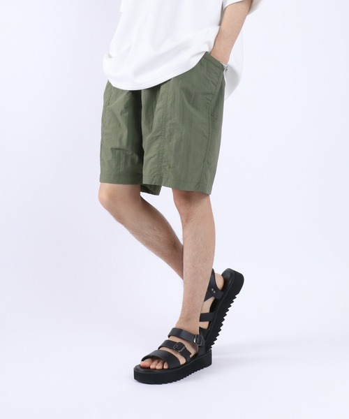 ANPAS(アンパス)の「Nylon Fabric Amphibious Baggy Shorts/水陸両用 ナイロン バギーショーツ バギーパンツ(その他パンツ・メンズ・オリーブ/オフホワイト/ブルー/イエロー/パープル/ブラック・LL/M/L)」の9枚目の写真