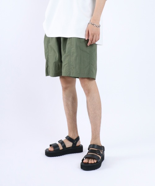 ANPAS(アンパス)の「Nylon Fabric Amphibious Baggy Shorts/水陸両用 ナイロン バギーショーツ バギーパンツ(その他パンツ・メンズ・オリーブ/オフホワイト/ブルー/イエロー/パープル/ブラック・LL/M/L)」の10枚目の写真