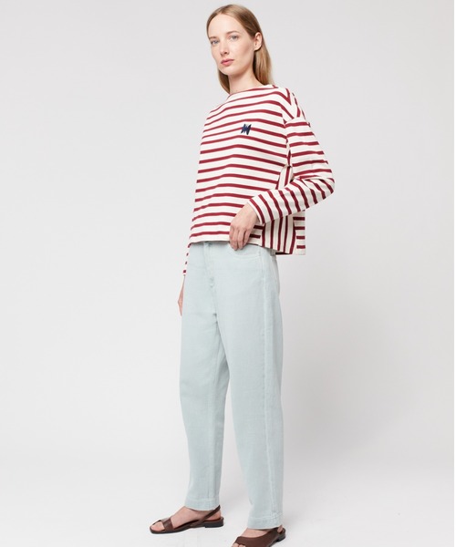 BOBO CHOSES(ボボショーズ)の「Stripes loose long sleeve(Tシャツ/カットソー・レディース・オフホワイト・M/XS/S)」の2枚目の写真
