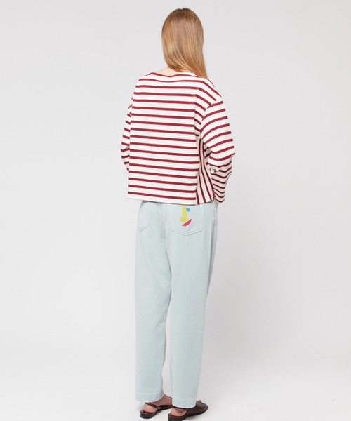 BOBO CHOSES(ボボショーズ)の「Stripes loose long sleeve(Tシャツ/カットソー・レディース・オフホワイト・M/XS/S)」の3枚目の写真