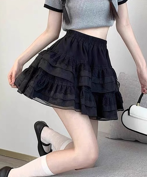 も　お値下げ中♡HERON PRESTON ミニスカート チェックティアードミニスカート｜evelyn（エブリン）公式通販サイト