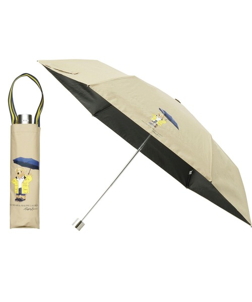 POLO RALPH LAUREN 晴雨兼用 折りたたみ傘 日傘 レインベア 晴雨兼用折りたたみ日傘 レインベア（折りたたみ傘）｜POLO