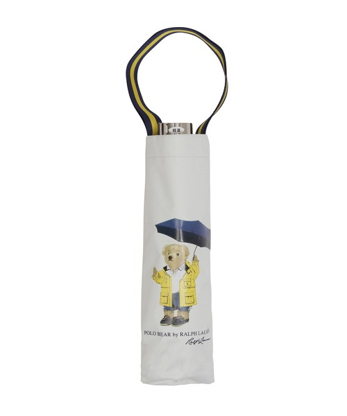 POLO RALPH LAUREN(ポロ ラルフ ローレン)の「晴雨兼用折りたたみ日傘 レインベア(折りたたみ傘・レディース・オフホワイト/ブルー系その他3/ダークブルー/ベージュ/ホワイト/ベージュ系その他/ネイビー/カーキ・FREE)」の15枚目の写真