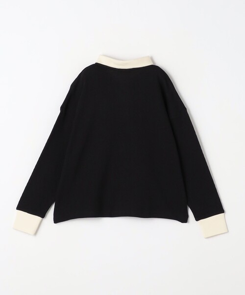green label relaxing(グリーンレーベルリラクシング)の「TJ ハニカム 配色 ポロシャツ 100cm-130cm(ポロシャツ・キッズ・ブラック/オフホワイト・100cm/120cm/130cm/110cm)」の12枚目の写真