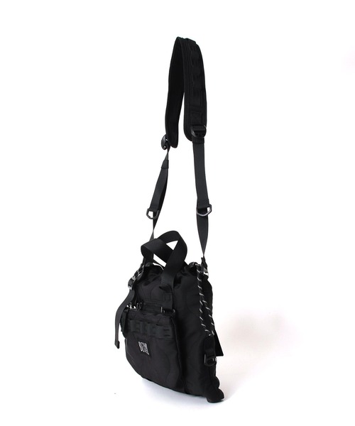 Three Four Time（ｽﾘｰﾌｫｰﾀｲﾑ）の「【BETHEL】3Way COMBINATION SQUARE BAG（ショルダーバッグ・レディース・ブラック/グリーン・FREE）」の18枚目の写真