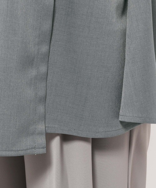 mysty woman（ミスティウーマン）の「［追加1］ビスチェドッキングプルオーバー　113889（Tシャツ/カットソー・レディース・ブルー/ダークブラウン/ベージュ/チャコールグレー/ライトベージュ・FREE）」の17枚目の写真