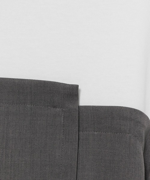 mysty woman（ミスティウーマン）の「［追加1］ビスチェドッキングプルオーバー　113889（Tシャツ/カットソー・レディース・ブルー/ダークブラウン/ベージュ/チャコールグレー/ライトベージュ・FREE）」の6枚目の写真