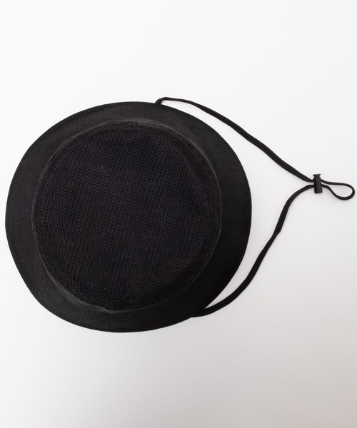 HusHusH（ハッシュアッシュ）の「HusHusH ハッシュアッシュ サイズ調整可能 ギマハット バケットハット（ハット・レディース・ブラック/ブラウン/ベージュ・フリー）」の5枚目の写真