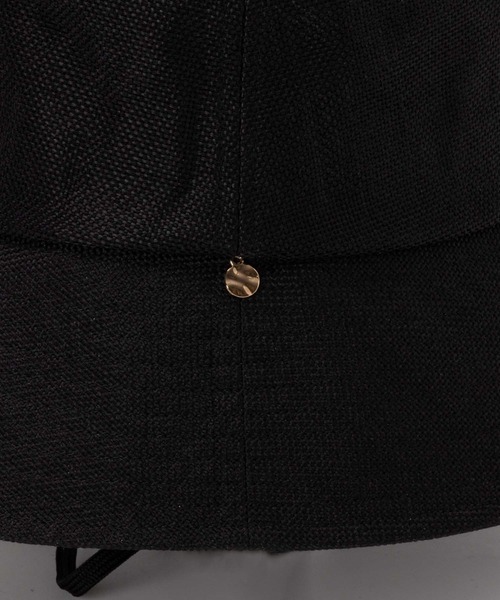 HusHusH（ハッシュアッシュ）の「HusHusH ハッシュアッシュ サイズ調整可能 ギマハット バケットハット（ハット・レディース・ブラック/ブラウン/ベージュ・フリー）」の8枚目の写真