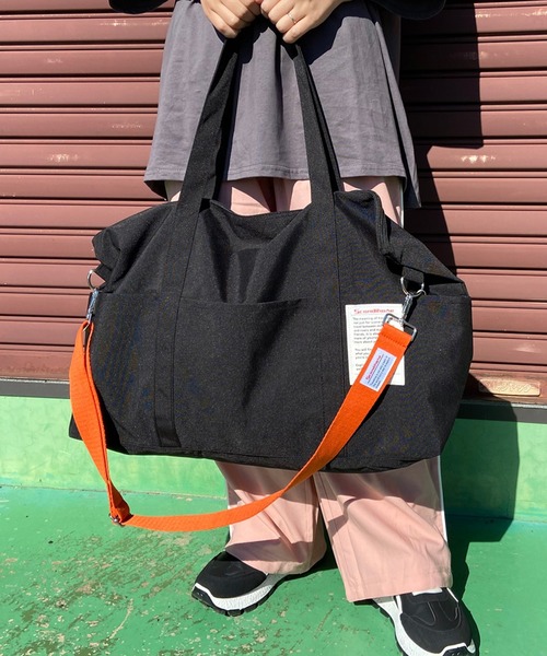 CRB(シーアールビー)の「トラベルトートバッグ(トートバッグ・レディース・ブラック/グレー/ピンク・F)」の20枚目の写真