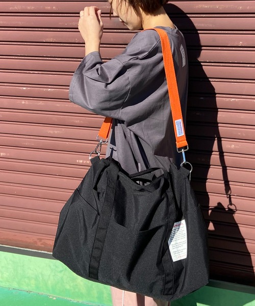 CRB(シーアールビー)の「トラベルトートバッグ(トートバッグ・レディース・ブラック/グレー/ピンク・F)」の21枚目の写真
