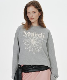 【Renewal】SWEATSHIRT FLOWERMARDI NEEDLEWORK / スウェットシャツ フラワーマルディ ニードルワーク