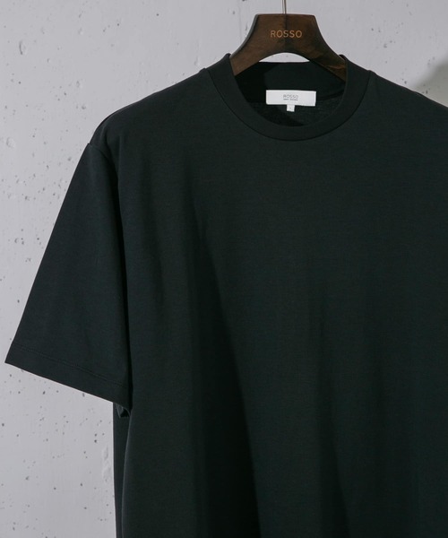 URBAN RESEARCH ROSSO MEN（アーバンリサーチロッソメン）の「『XLサイズあり』JAPAN FABRIC クルーネックTシャツ（Tシャツ/カットソー・メンズ・ネイビー/ホワイト/チャコールグレー・MEDIUM/LARGE/X-LARGE）」の3枚目の写真