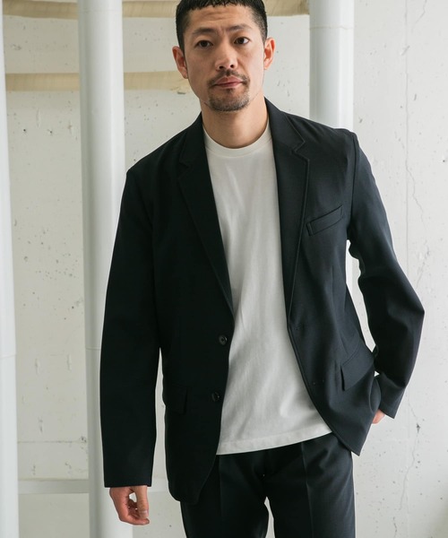 URBAN RESEARCH ROSSO MEN（アーバンリサーチロッソメン）の「『XLサイズあり』JAPAN FABRIC クルーネックTシャツ（Tシャツ/カットソー・メンズ・ネイビー/ホワイト/チャコールグレー・MEDIUM/LARGE/X-LARGE）」の16枚目の写真