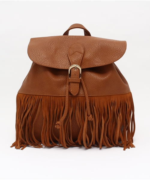 VENCEEXCHANGE（ヴァンスエクスチェンジ）の「フリンジリュック（バックパック/リュック・レディース・ブラック/オフホワイト/ライトブラウン/ブラウン・FREE）」の4枚目の写真