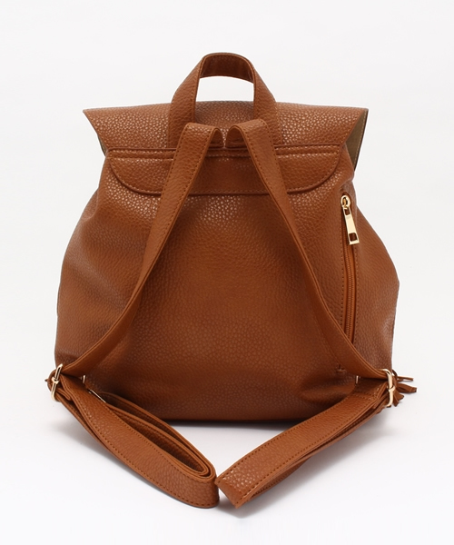 VENCEEXCHANGE（ヴァンスエクスチェンジ）の「フリンジリュック（バックパック/リュック・レディース・ブラック/オフホワイト/ライトブラウン/ブラウン・FREE）」の6枚目の写真