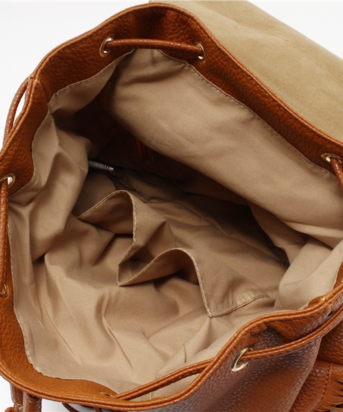 VENCEEXCHANGE（ヴァンスエクスチェンジ）の「フリンジリュック（バックパック/リュック・レディース・ブラック/オフホワイト/ライトブラウン/ブラウン・FREE）」の13枚目の写真