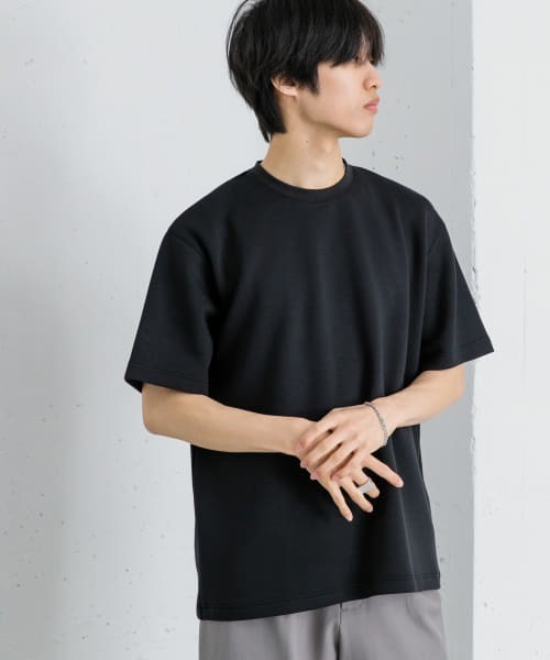 SENSE OF PLACE by URBAN RESEARCH（センスオブプレイスバイアーバンリサーチ）の「ダンボールポンチT(5分袖)（Tシャツ/カットソー・メンズ・ホワイト/ライトグレー/ブラック/ライトベージュ/ブルー/グリーン/チャコールグレー/ブラウン/ブルー系その他・MEDIUM/LARGE）」の18枚目の写真