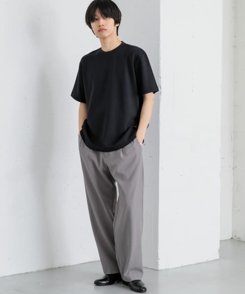 SENSE OF PLACE by URBAN RESEARCH（センスオブプレイスバイアーバンリサーチ）の「ダンボールポンチT(5分袖)（Tシャツ/カットソー・メンズ・ホワイト/ライトグレー/ブラック/ライトベージュ/ブルー/グリーン/チャコールグレー/ブラウン/ブルー系その他・MEDIUM/LARGE）」の16枚目の写真