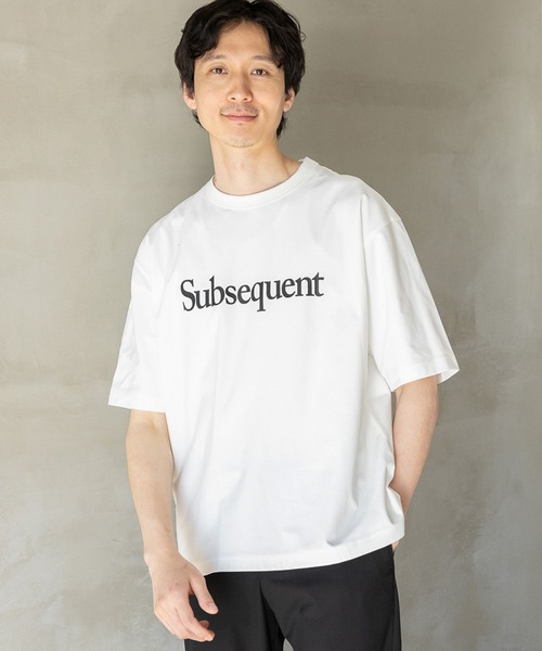 GLOBAL WORK（グローバルワーク）の「サラサラ快適DRY プリントTEE/半袖/986799（Tシャツ/カットソー・メンズ・ブラック/オフホワイト/ホワイト系その他6/チャコールグレー/ホワイト系その他5・SMALL/MEDIUM/LARGE/X-LARGE）」の9枚目の写真