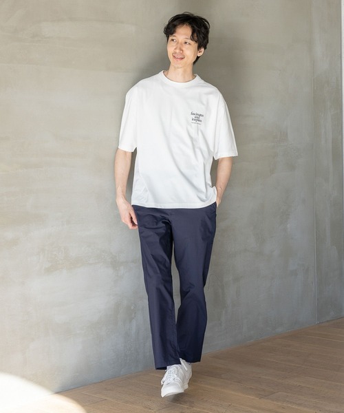 GLOBAL WORK（グローバルワーク）の「サラサラ快適DRY プリントTEE/半袖/986799（Tシャツ/カットソー・メンズ・ブラック/オフホワイト/ホワイト系その他6/チャコールグレー/ホワイト系その他5・SMALL/MEDIUM/LARGE/X-LARGE）」の10枚目の写真