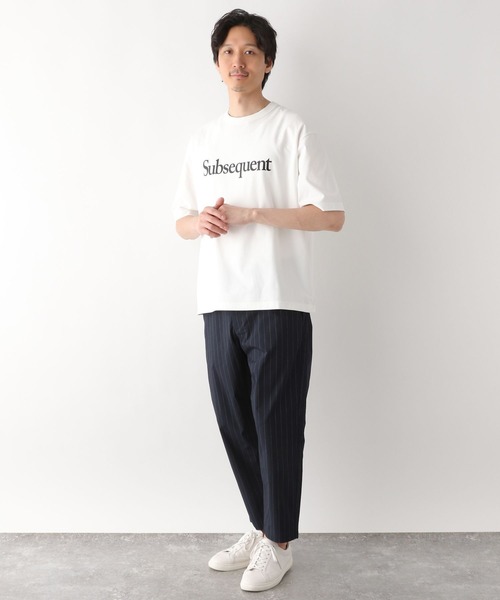 GLOBAL WORK（グローバルワーク）の「サラサラ快適DRY プリントTEE/半袖/986799（Tシャツ/カットソー・メンズ・ブラック/オフホワイト/ホワイト系その他6/チャコールグレー/ホワイト系その他5・SMALL/MEDIUM/LARGE/X-LARGE）」の14枚目の写真