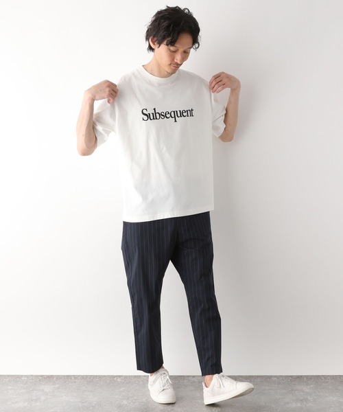 GLOBAL WORK（グローバルワーク）の「サラサラ快適DRY プリントTEE/半袖/986799（Tシャツ/カットソー・メンズ・ブラック/オフホワイト/ホワイト系その他6/チャコールグレー/ホワイト系その他5・SMALL/MEDIUM/LARGE/X-LARGE）」の15枚目の写真