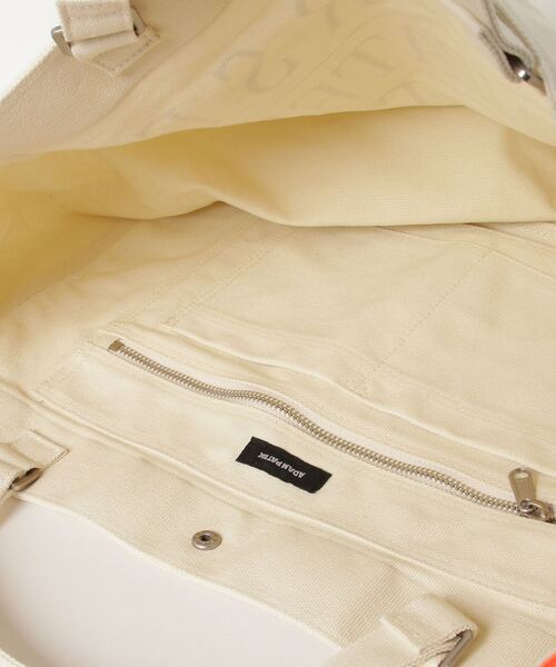 ADAM PATEK（アダムパテック）の「【ADAM PATEK】 news paper bag/ニュースペーパーバッグ（ショルダーバッグ・メンズ・ブラック/ホワイト・FREE）」の3枚目の写真