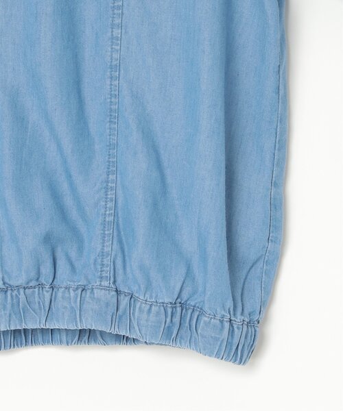 VENCEEXCHANGE（ヴァンスエクスチェンジ）の「デニムクルーネックブルゾン（デニムジャケット・レディース・ブルー/ブルー系/ダークネイビー・FREE）」の12枚目の写真