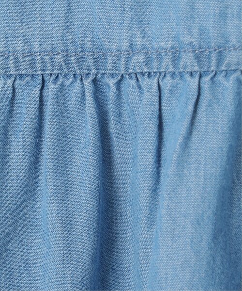 VENCEEXCHANGE（ヴァンスエクスチェンジ）の「デニムクルーネックブルゾン（デニムジャケット・レディース・ブルー/ブルー系/ダークネイビー・FREE）」の16枚目の写真