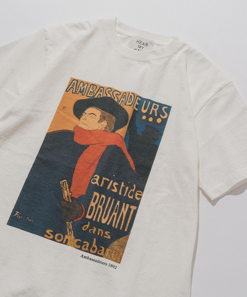 EDIFICE（エディフィス）の「【Lautrec / ロートレック】別注アートプリント  Tシャツ（Tシャツ/カットソー・メンズ・ブラック/アイボリー/ストーン/オートミール/ブラック系その他・MEDIUM/LARGE）」の12枚目の写真