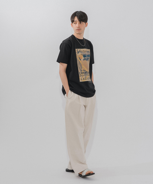 EDIFICE（エディフィス）の「【Lautrec / ロートレック】別注アートプリント  Tシャツ（Tシャツ/カットソー・メンズ・ブラック/アイボリー/ストーン/オートミール/ブラック系その他・MEDIUM/LARGE）」の14枚目の写真