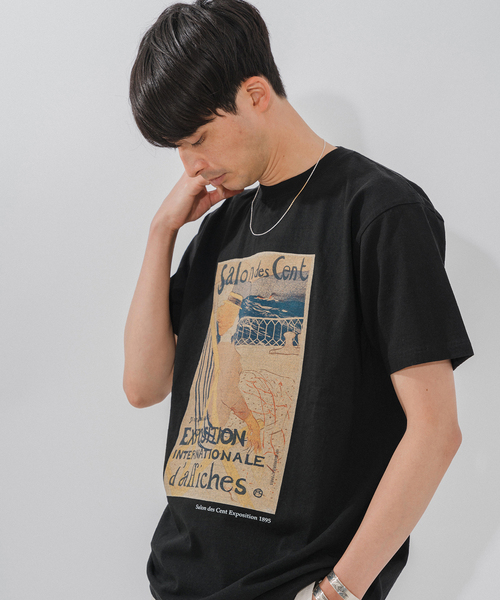 EDIFICE（エディフィス）の「【Lautrec / ロートレック】別注アートプリント  Tシャツ（Tシャツ/カットソー・メンズ・ブラック/アイボリー/ストーン/オートミール/ブラック系その他・MEDIUM/LARGE）」の20枚目の写真