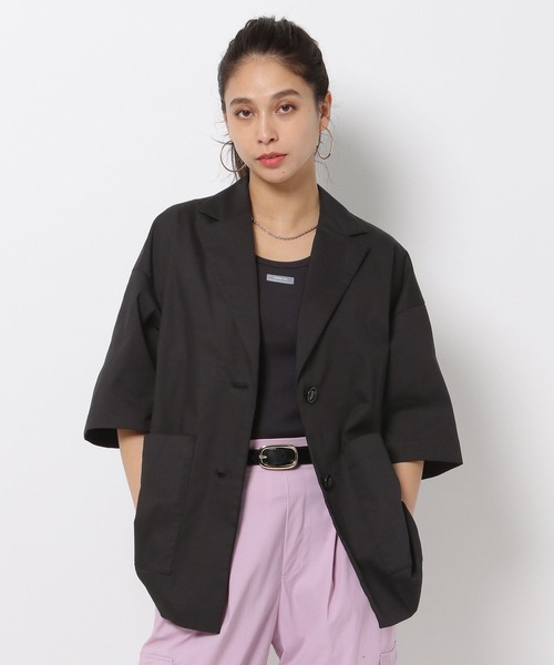 HEREIAM(ヘレイアム)の「【HEREIAM】ルーズフィットジャケット(テーラードジャケット・レディース・ブラウン/ブラック・SMALL/MEDIUM)」の21枚目の写真