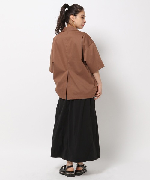 HEREIAM(ヘレイアム)の「【HEREIAM】ルーズフィットジャケット(テーラードジャケット・レディース・ブラウン/ブラック・SMALL/MEDIUM)」の16枚目の写真