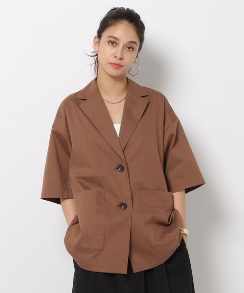 HEREIAM(ヘレイアム)の「【HEREIAM】ルーズフィットジャケット(テーラードジャケット・レディース・ブラウン/ブラック・SMALL/MEDIUM)」の15枚目の写真