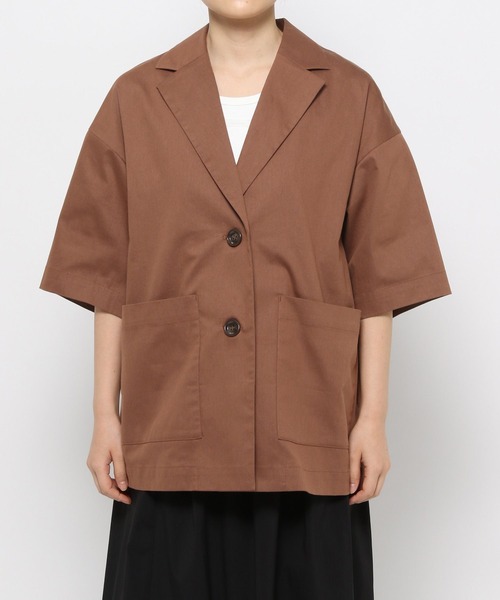 HEREIAM(ヘレイアム)の「【HEREIAM】ルーズフィットジャケット(テーラードジャケット・レディース・ブラウン/ブラック・SMALL/MEDIUM)」の13枚目の写真