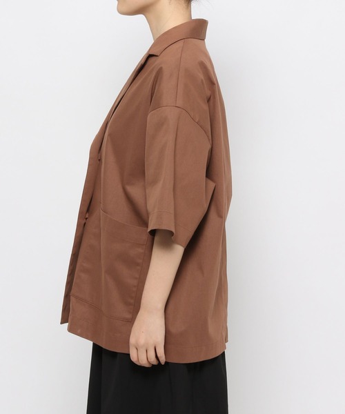 HEREIAM(ヘレイアム)の「【HEREIAM】ルーズフィットジャケット(テーラードジャケット・レディース・ブラウン/ブラック・SMALL/MEDIUM)」の12枚目の写真