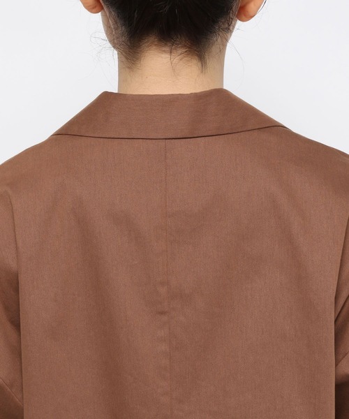 HEREIAM(ヘレイアム)の「【HEREIAM】ルーズフィットジャケット(テーラードジャケット・レディース・ブラウン/ブラック・SMALL/MEDIUM)」の10枚目の写真