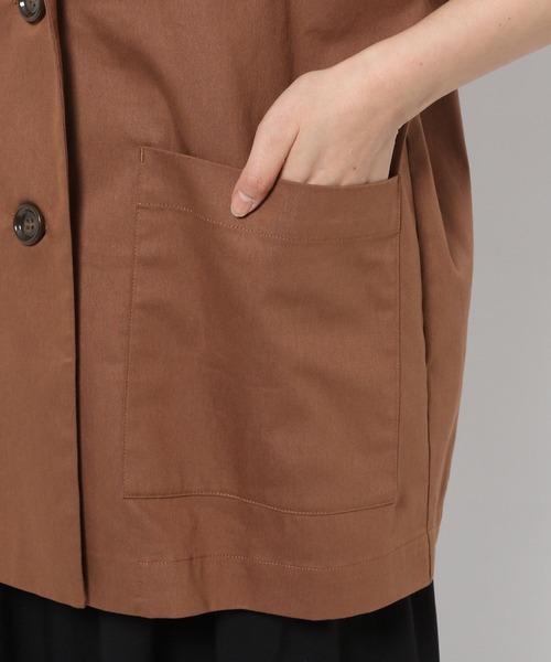 HEREIAM(ヘレイアム)の「【HEREIAM】ルーズフィットジャケット(テーラードジャケット・レディース・ブラウン/ブラック・SMALL/MEDIUM)」の6枚目の写真