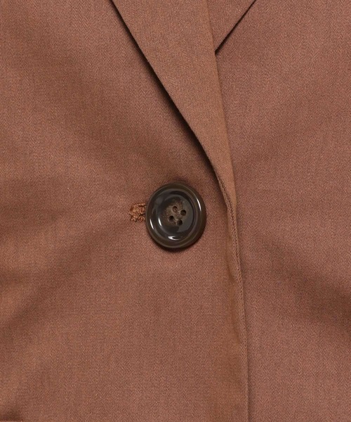 HEREIAM(ヘレイアム)の「【HEREIAM】ルーズフィットジャケット(テーラードジャケット・レディース・ブラウン/ブラック・SMALL/MEDIUM)」の4枚目の写真