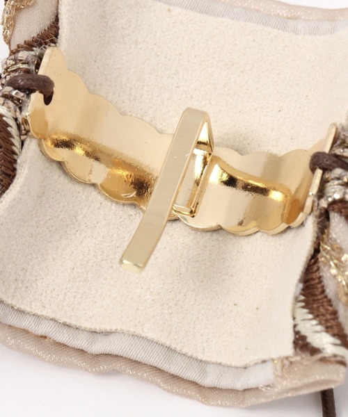 GLOBAL WORK（グローバルワーク）の「MADE IN JAPANインド刺繍ヘアカフ2/112922（ヘアピン・レディース・ホワイト/ベージュ/グレー/ブラック・FREE）」の7枚目の写真