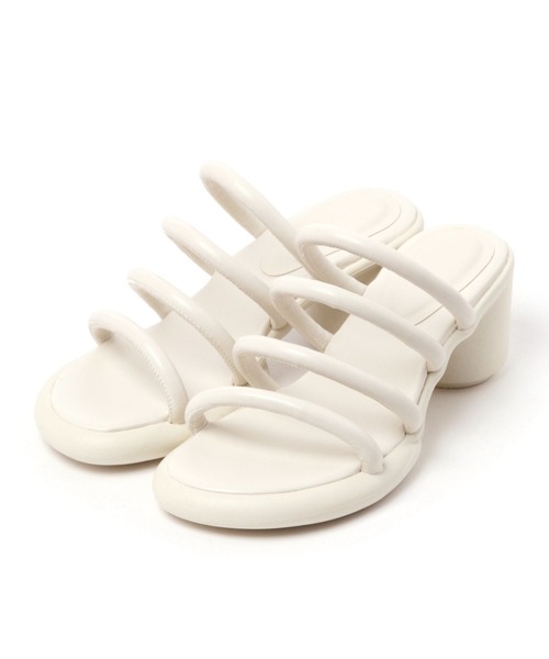 niko and...(ニコアンド)の「オリジナルループヒールサンダル(サンダル・レディース・アイボリー/ブラック・MEDIUM/LARGE)」の1枚目の写真