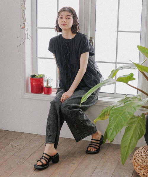 niko and...(ニコアンド)の「オリジナルループヒールサンダル(サンダル・レディース・アイボリー/ブラック・MEDIUM/LARGE)」の21枚目の写真