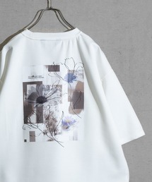 JOHN'S CLOSET | 【a】シルクタッチポンチ アブストラクトプリント BIG TEE(Tシャツ/カットソー)